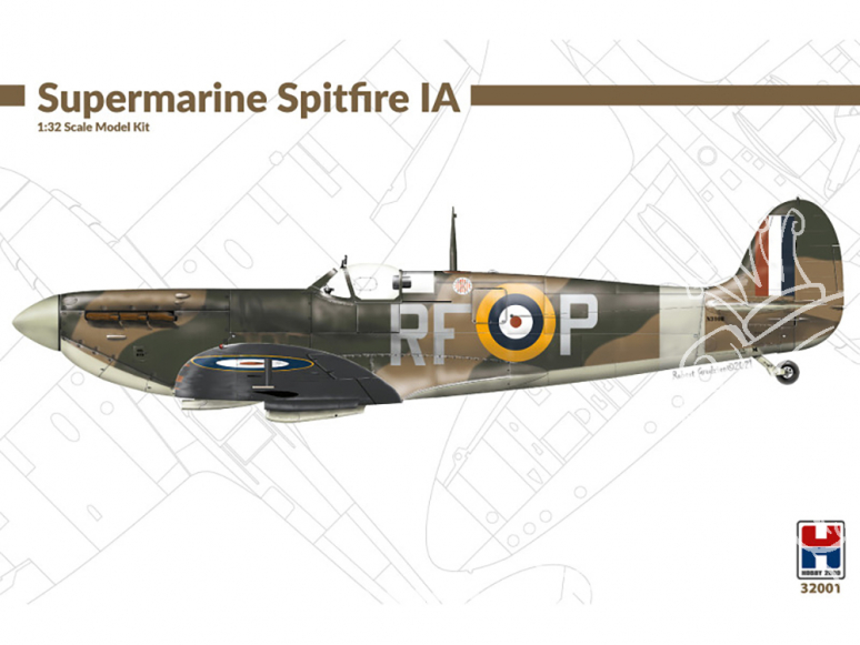 Hobby 2000 maquette avion 32001 Supermarine Spitfire IA 1/32