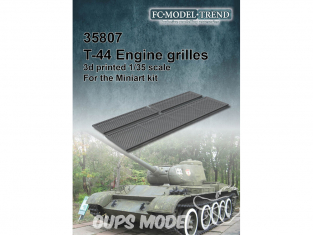 FC MODEL TREND accessoire résine 35807 Grilles moteur T-44 1/35