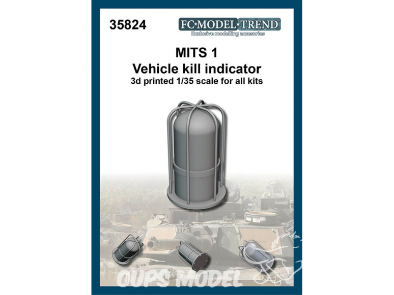 FC MODEL TREND accessoire résine 35824 MITS1 Vehicle kill indicator 1/35