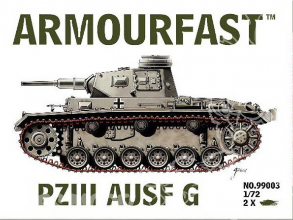 Armourfast maquette militaire 99003 Panzerkampfwagen III 1/72