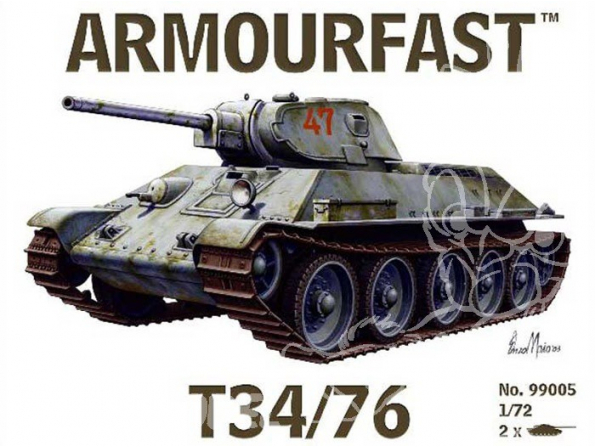 Armourfast maquette militaire 99005 T34/76 1/72