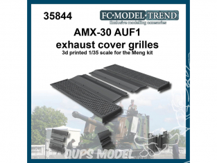 FC MODEL TREND accessoire résine 35844 Grilles échappement AMX-30 AUF1 Meng 1/35