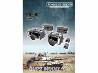 FC MODEL TREND accessoire résine 35700 Lumières Challenger 1 1/35