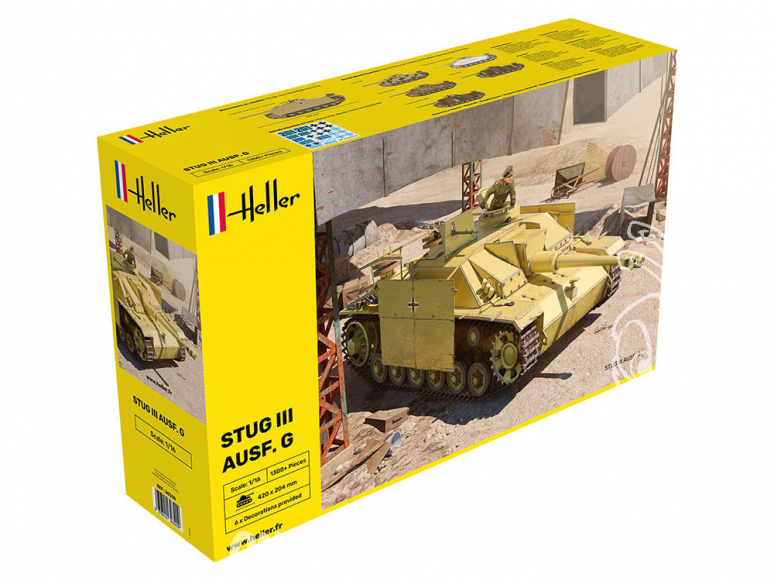 Heller maquette 30320 STUG III AUSF. G 1/16