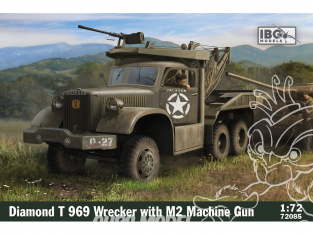 IBG maquette militaire 72085 Diamond T969 Wrecker avec mitrailleuse M2 1/72