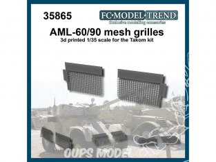 FC MODEL TREND accessoire résine 35865 Grilles AML-60/90 1/35