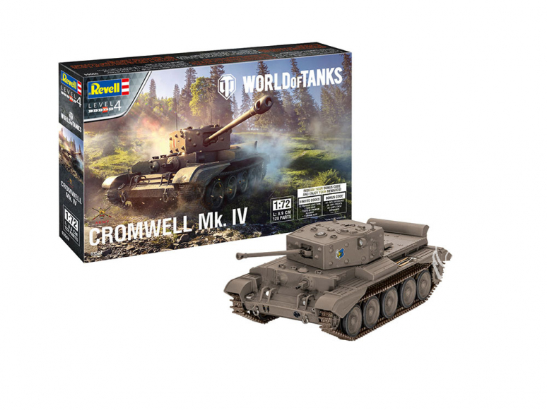 Revell maquette militaire 03504 Cromwell Mk. IV World of Tanks 1/72