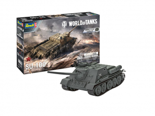 Revell maquette militaire 03507 SU-100 World of Tanks 1/72