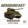 Armourfast maquette militaire 99012 Sherman M4/A3 76mm 1/72