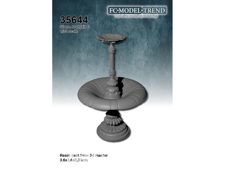 FC MODEL TREND accessoire résine 35644 Fontaine pierre 3 1/35