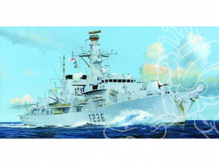 Trumpeter maquette bateau 04545 FREGATE BRITANNIQUE TYPE 23 HMS "MONTROSE" (F236) 1/350