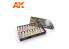 Ak interactive peinture acrylique 3G Set AK11759 ENSEMBLE SIGNATURE differents Uniformes Allemand WWII CALVIN TAN 3G