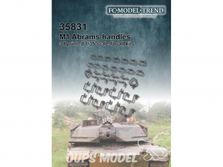 FC MODEL TREND accessoire résine 35831 Poignées M1 Abrams 1/35
