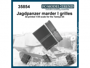 FC MODEL TREND accessoire résine 35854 Grilles Jagdpanzer Marder I 1/35
