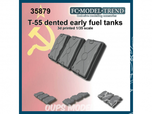FC MODEL TREND accessoire résine 35879 Réservoirs d'essence externes cabossés T-55 1/35