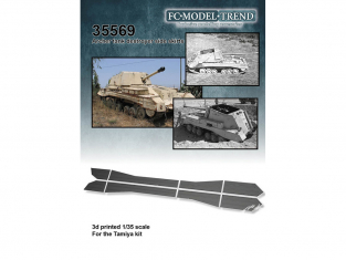 FC MODEL TREND accessoire résine 35569 Jupes latérales Archer Tamiya 1/35