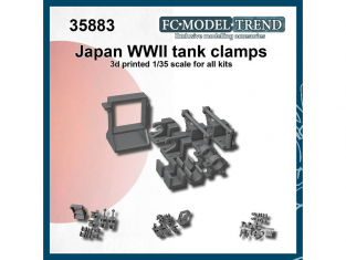 FC MODEL TREND accessoire résine 35883 Clamps char Japonais WWII 1/35