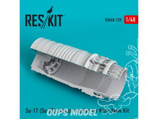 ResKit kit d'amelioration Avion RSU48-0129 Tuyère Su-17 (Su-22) pour kit Kitty Hawk 1/48