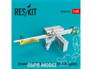 ResKit kit d'amelioration Hélicoptére RSU48-0153 Mitrailleuse Browning M60 1/48