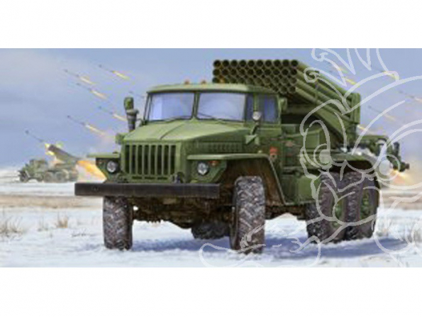 Trumpeter maquette militaire 01013 CAMION LANCE ROQUETTES SOVIETIQUE BM-21 Hail MRL (Début de production) 1969 1/35