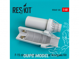 ResKit kit d'amelioration Avion RSU48-0160 Tuyère F-15 fermée pour kit Hasegawa 1/48
