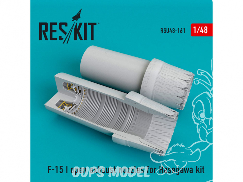 ResKit kit d'amelioration Avion RSU48-0161 Tuyère F-15I ouverte pour kit Hasegawa 1/48
