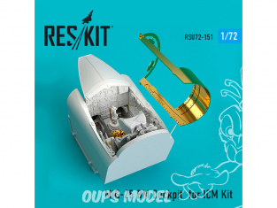 ResKit kit d'amelioration Avion RSU72-0151 Cockpit MiG-25 BM pour Kit ICM 1/72