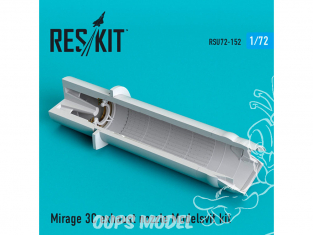 ResKit kit d'amelioration Avion RSU72-0152 Tuyère Mirage 3C pour kit Modelsvit 1/72