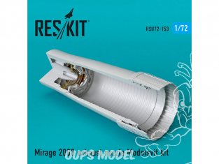 ResKit kit d'amelioration Avion RSU72-0153 Tuyère Mirage 2000 pour kit Modelsvit 1/72