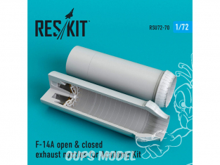 ResKit kit d'amelioration Avion RSU72-0070 Tuyère Ouverte ou fermée F-14A Tomcat pour kit Academy 1/72