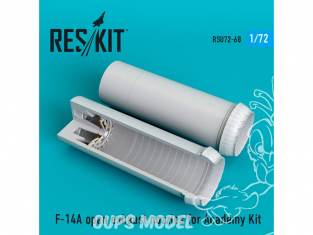 ResKit kit d'amelioration Avion RSU72-0068 Tuyère Ouverte F-14A Tomcat pour kit Academy 1/72