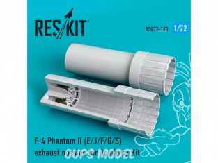 ResKit kit d'amelioration Avion RSU72-0120 Tuyère F-4 E/J/F/G/S Phantom II pour kit Academy 1/72