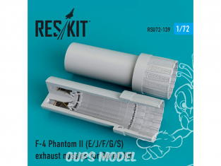 ResKit kit d'amelioration Avion RSU72-0139 Tuyère F-4 E/J/F/G/S Phantom II pour kit Revell 1/72