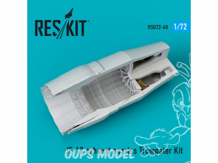 ResKit kit d'amelioration Avion RSU72-0048 Tuyère JF-17 pour kit Trumpeter 1/72