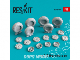 ResKit kit d'amelioration Avion RS48-0307 Roues en résine He-219 Uhu 1/48