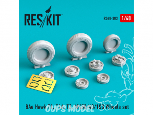 ResKit kit d'amelioration Avion RS48-0303 Roues en résine BAe Hawk T1, T1A, T2, MK50/60/100 1/48