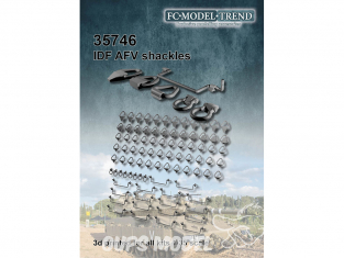 FC MODEL TREND accessoire résine 35746 Anneaux et crochets AFV IDF 1/35