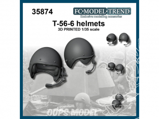 FC MODEL TREND accessoire résine 35874 Casques T-56-6 1/35