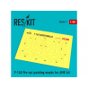 ResKit kit d'amelioration Avion RSM48-0011 Masques de peinture F-14D pour kit AMK 1/48