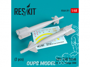 ResKit kit armement Avion RS48-0291 Bombe Gbu-24 B (2 pièces) 1/48