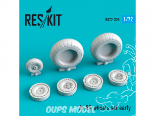 ResKit kit d'amelioration Avion RS72-0305 Roues Ju 88 montées tôt 1/72