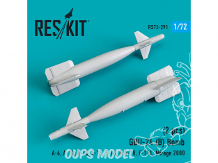 ResKit kit d'amelioration Avion RS72-0291 Bombe Gbu-24 B (2 pièces) 1/72