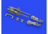 Eduard kit d&#039;amelioration avion brassin 648712 SBD-5 Twin machine gun Accurate Miniatures / Revell 1/48