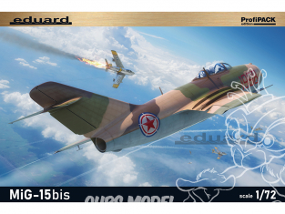 EDUARD maquette avion 7059 MiG-15Bis ProfiPack Edition Réédition 1/72