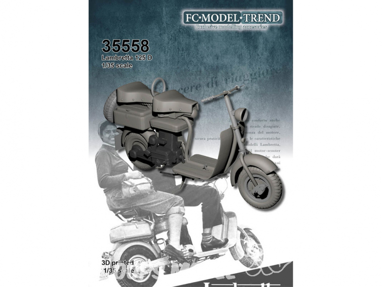 FC MODEL TREND maquette résine 35558 Lambretta 125D 1/35