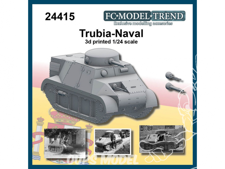 FC MODEL TREND maquette résine 24415 Trubia-Naval 1/24