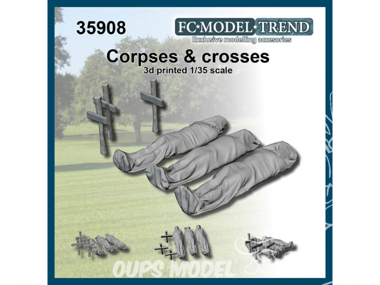FC MODEL TREND maquette résine 35908 Cadavres et croix 1/35