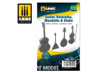 Ammo Mig accessoire 8905 Instruments de musique : Guitare, Balalaïka, Mandoline & Violon 1/35