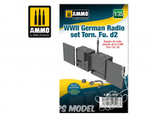 Ammo Mig accessoire 8908 Set radio Torn. Fu. d2 Allemande WWII 1/35