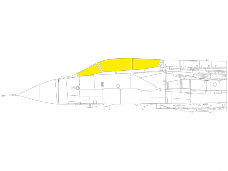 Eduard Express Mask EX824 Tornado ECR TFace Eduard / Revell 1/48